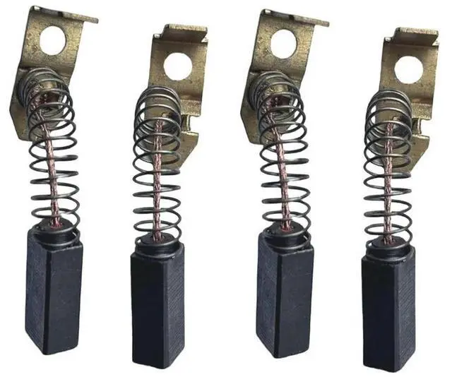 Alt view image 2 of 3 - Carbon Brushes for Powermate Generators 4pcs Compatible with PM0545003 PM0545004 0050439 Essential Motor Parts