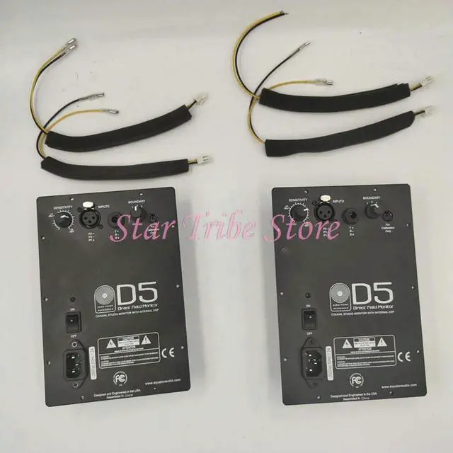 Alt view image 3 of 3 - 2 Pcs D5 DSP Monitor Speaker Support 6.5" Woofer Power Audio Active Speaker Amplifier Module