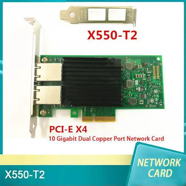Main image of X550-T2 10G PCIE X4 RJ45 10 Gigabit Dual Copper Port Network Card