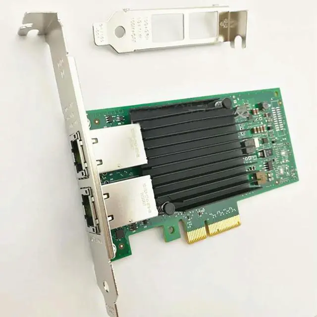 Alt view image 3 of 3 - X550-T2 10G PCIE X4 RJ45 10 Gigabit Dual Copper Port Network Card