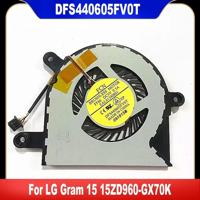 Main image of DFS440605FV0T For Gram 15 15ZD960-GX70K Cooling Fan