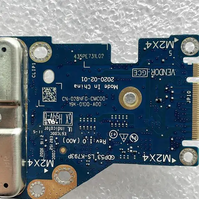 Alt view image 3 of 3 - LS-K793P 028NFG For M15 R5 Laptop USB Board IO Board 28NFG CN-028NFG