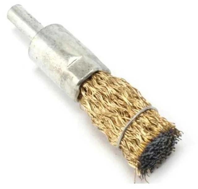 Alt view image 3 of 6 - Rotary Tool Wire Brushes Workshop 5Pcs/Set 6mm Shank Stainless Steel Accessory Copper Plating For Drill Grinder