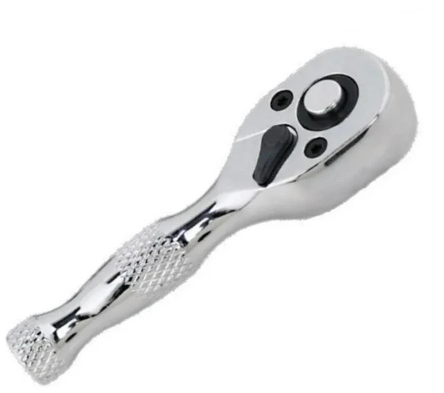 Alt view image 2 of 4 - 72 Tooth Ratchet Wrench 1/4 Inch Size with Short Handle Compact and Tool for Mechanical Repairs and Automotive Use
