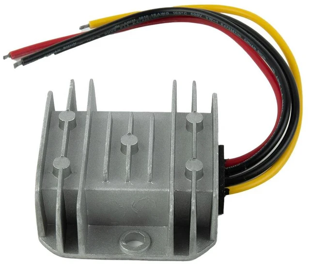 Alt view image 3 of 3 - IP68 Waterproof Power Converter Regulator 12V 24V to 6V DC DC Step Down 60W 10A Overcurrent Protection CE/FCC Certified