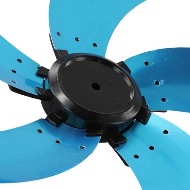 Alt view image 3 of 3 - Aluminum Five Blade Fan Fan Blades Five Blade Blade Design Bracket Quantity Replacement Design Table Desk Disassemble