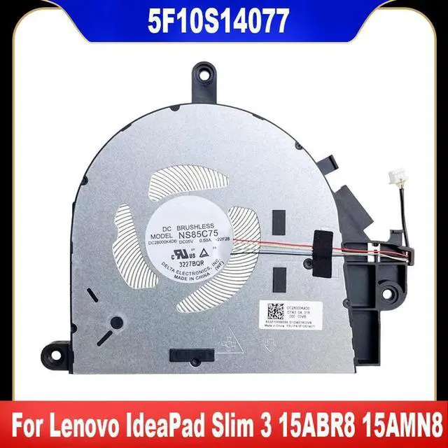 Main image of For Slim 3 15ABR8 15AMN8 15IRU8 16IRU8 Laptop Cooling Fan Cooler 5F10S14077 5F10S14078