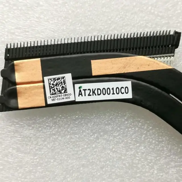 Alt view image 3 of 3 - 006PM7 For Inspiron 7490 Laptop CPU Cooling Fan Heatsink Copper Tube