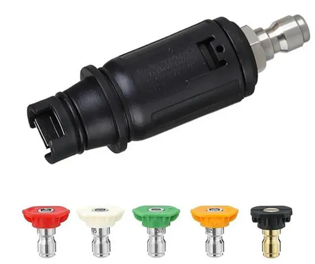 Main image of Quick Connect Nozzle Adjustable Nozzle Adjustable Spray Angle Compatible With Pressure Washers Heavy-Duty Cleaning