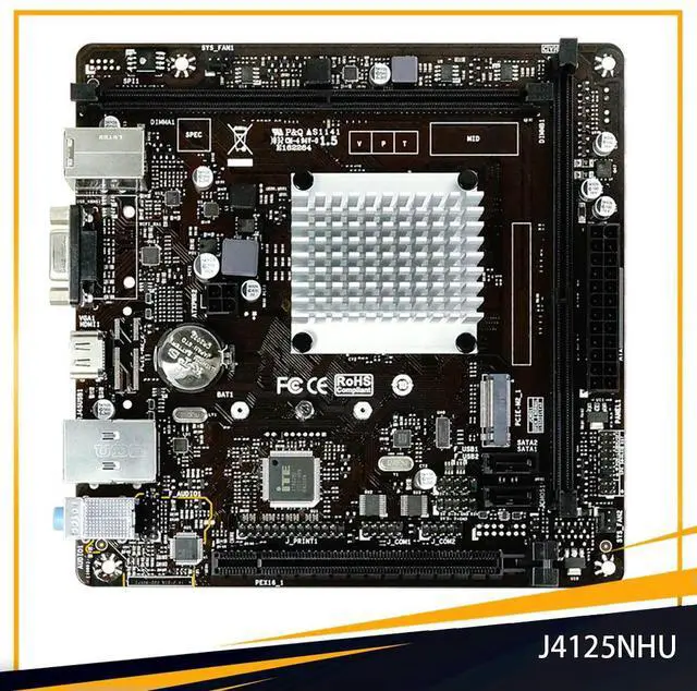 Main image of J4125NHU J4125 DDR4 Onboard Quad-Core Low-Power Processor Motherboard