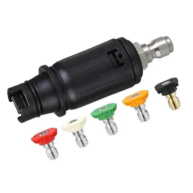 Alt view image 3 of 3 - Quick Connect Nozzle Adjustable Nozzle Adjustable Spray Angle Compatible With Pressure Washers Heavy-Duty Cleaning