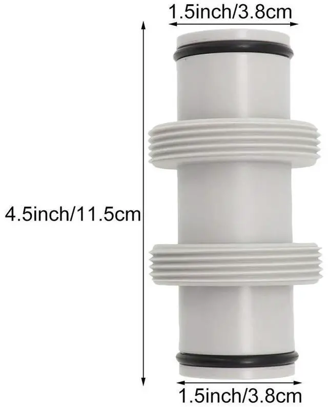 Main image of Straight Connector Hose Adapter Swimming Pool Connector Connector For Intex Split Hose Joints Pool Part Pool Pumps Join