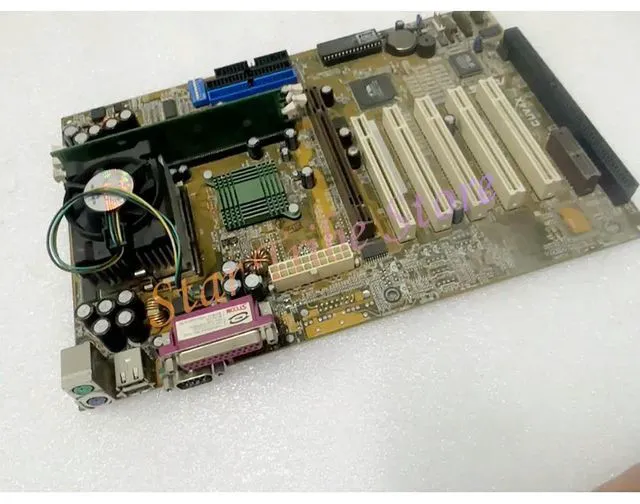 Alt view image 2 of 3 - CUV4X Motherboard 370 Pin Supports VIA C3