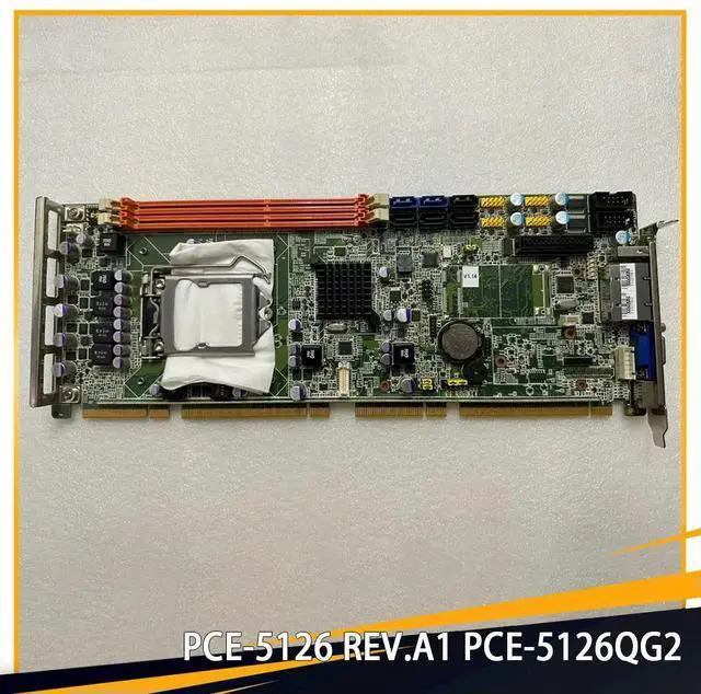 Alt view image 3 of 3 - PCE-5126 REV.A1 PCE-5126QG2 Dual Network Port Industrial Motherboard