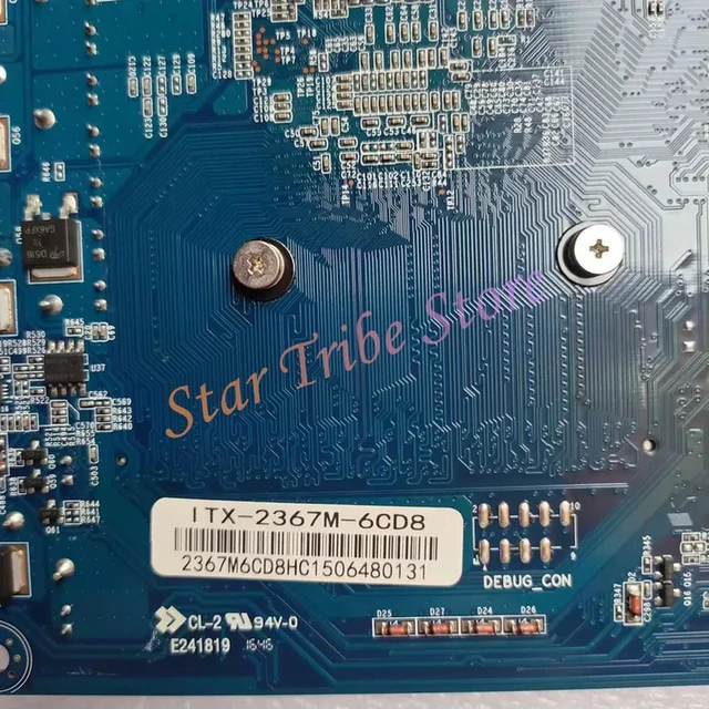 Alt view image 3 of 3 - ITX-2367M-6CD8 Integrated CPU Industrial Control Computer Motherboard