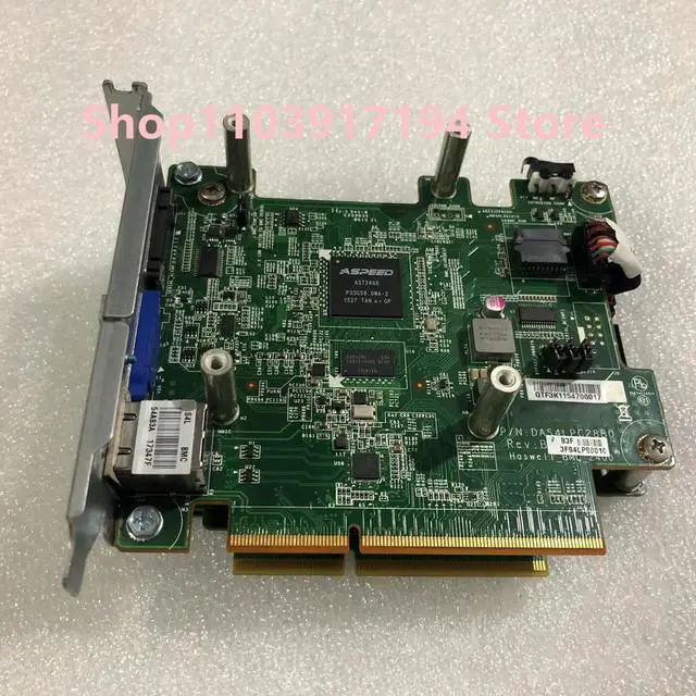 Main image of RQ940 server BMC Management card graphics card serial card Quanta 3FS4LPB0010 AST2400 chip