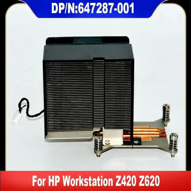 Main image of 647287-001 For Workstation Z420 Z620 CPU Cooling Fan Assembly 5-Pin LGA2011 Server CPU Cooler Heatsink Radiator