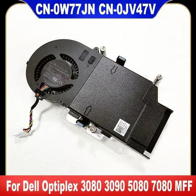 Main image of 0W77JN 0JV47V For Optiplex 3080 3090 5080 7080 MFF Cooling Fan Cooler Fan Heatsink Radiator W77JN JV47V