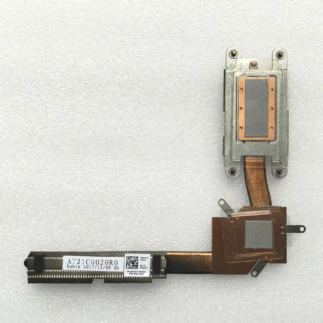 Alt view image 2 of 3 - 0FGCF7 For Latitude 3590 Laptop Cooling Fan Heatsink Copper Tube FGCF7 CN-0FGCF7 AT21C0020R0