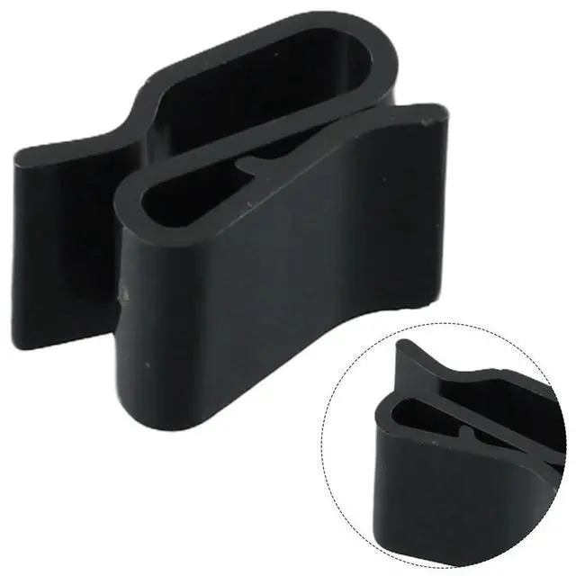 Alt view image 2 of 3 - Solar Panel Clip Cable Mount Insulated PV Wire Temperature Resistant Wire Holder Organizer 2 Lines