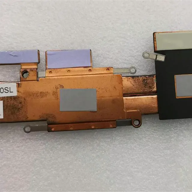 Alt view image 2 of 3 - 0RJJYK For Latitude 5501 Laptop CPU Cooling Fan Heatsink Copper Tube