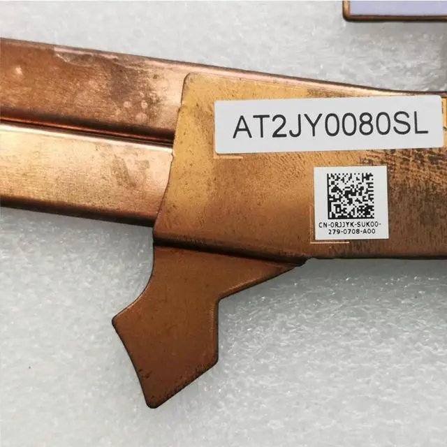 Alt view image 3 of 3 - 0RJJYK For Latitude 5501 Laptop CPU Cooling Fan Heatsink Copper Tube