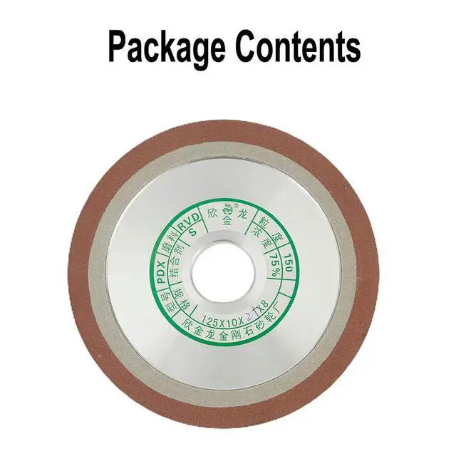 Alt view image 3 of 3 - Grinding Wheel for Cemented Carbide Tools Resin Bond 5/6 Inch Diameter 150 Grit Suitable for Serrated Saw Blade Grinding