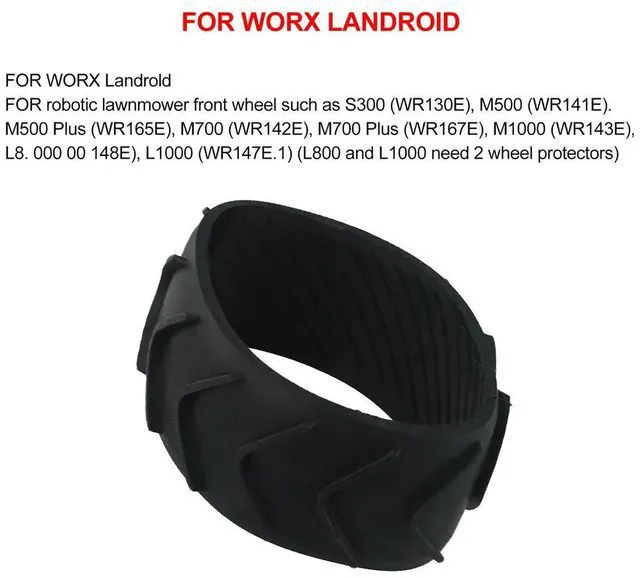 Alt view image 3 of 3 - 1pc Wheel Protection For Worx Front Bike M500 M700 Etc. Profile Tuning 85x44mm Front Bike Wheel Protection Replacement Parts