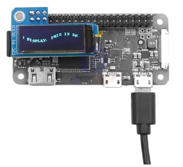Alt view image 3 of 3 - diymore 0.91 Inch I2C Pi OLED LCD Display Module 128x32 SSD1306 Driver for Raspberry Pi 1, B+, Pi 2, Pi 3 and Pi Zero
