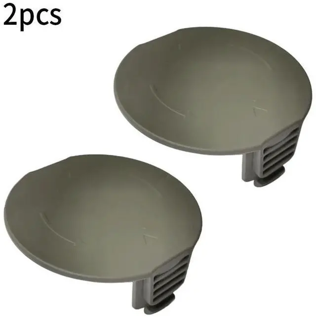 Alt view image 2 of 3 - 2pcs Spool Cover Cap Fit For Bosch Universal Grass Cut 18/18-26/18-260 String Trimmer Parts Replace Garden Lawn Mower Spool Cap