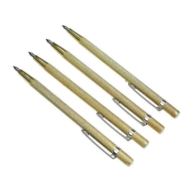 Alt view image 2 of 3 - Tool Cutting Pen 150mm / 6 Inch 4Pcs Carbide Diamond Glass Cutter Machine Lettering Pen Tile Cutting