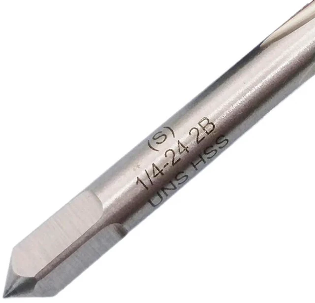 Main image of 2PCS/Set 1/4\"-24 UNS Tap And Die Set HSS Thread Tap With Round Threading Die Right Hand Thread For Shallow Cuts Cutting Tools