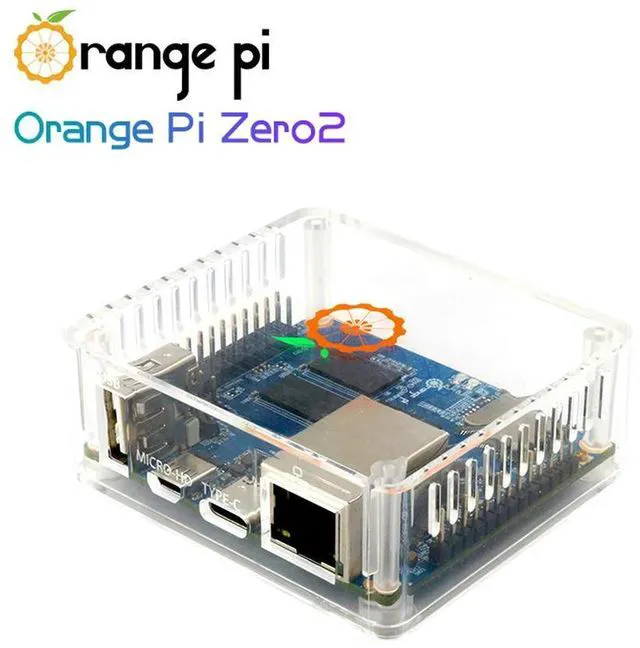 Alt view image 3 of 3 - Orange Pi Zero 2 Board ABS Transparent Case, Cannot Hold Expansion Board Together