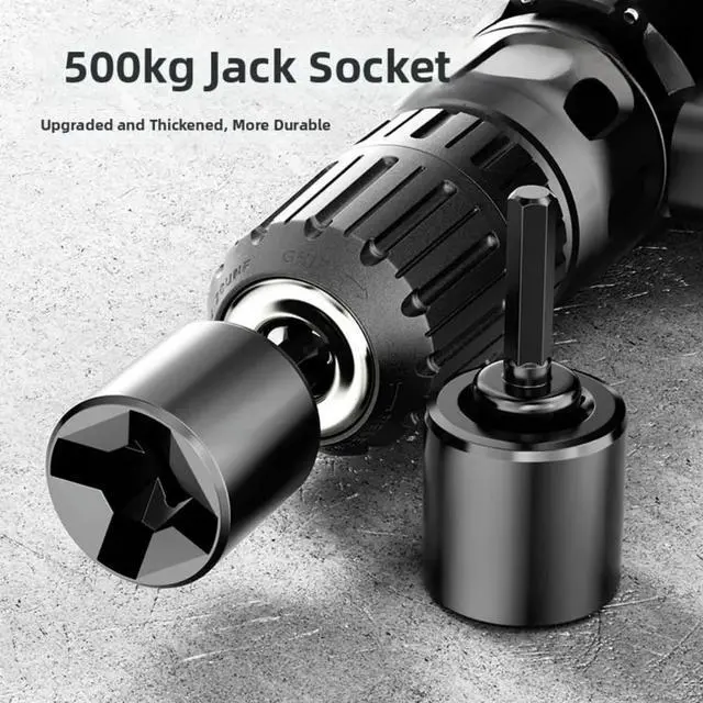 Alt view image 2 of 3 - For Tire Changes Socket Adapter Tire Changes Rust Resistant Tool Set Wear And Pressure Resistant 3-second Operation