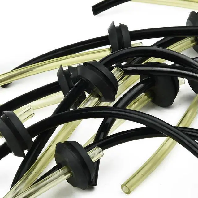 Alt view image 2 of 3 - 10Pcs Fuel Hose Pipe Kit W/ Fuel Filter For 4-Stroke Trimmer Brushcutter Lawnmower Garden Repair Tools Lawn Mower Trimmer Parts