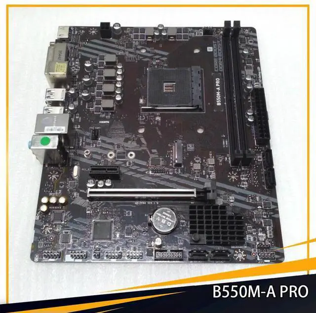 Main image of B550M-A PRO Motherboard AM4 DDR4 64G SATA3 M.2 PCI-E4.0 USB 3.2 Gen1 Micro ATX PC Support 3rd Gen