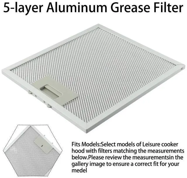Main image of Grease Filter l Mesh Extractor Range Hood Vent Filter High Performance Practical Silver Cooker Hood Filters