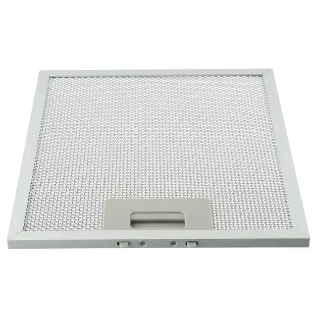 Alt view image 3 of 3 - Grease Filter l Mesh Extractor Range Hood Vent Filter High Performance Practical Silver Cooker Hood Filters
