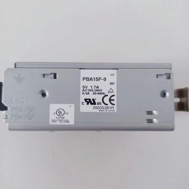 Main image of PBA15F-9 INPUT AC100-240V 50-60Hz 0.4A OUTPUT 9V 1.7A Switching Power Supply
