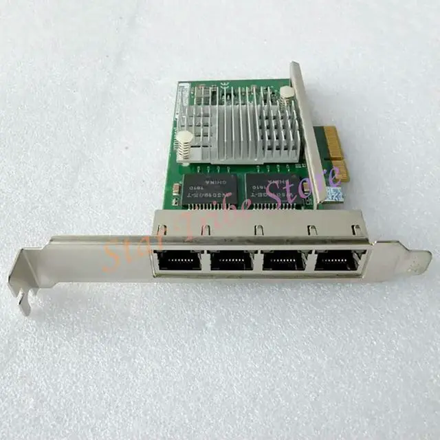 Alt view image 2 of 3 - WYI350T4V2 Four Port Gigabit Network Card PCI-E X4 Interface