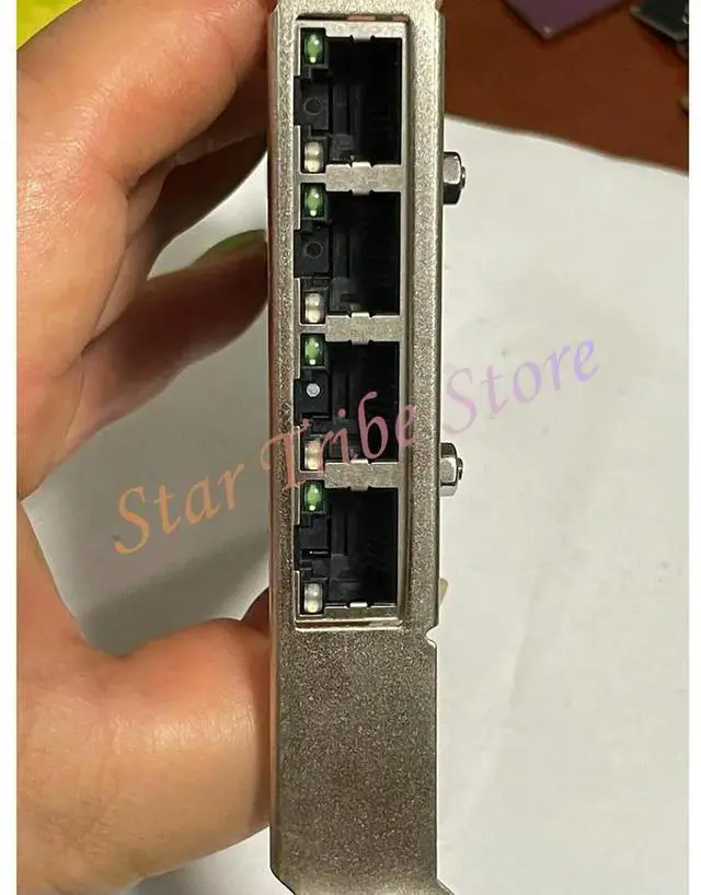Alt view image 3 of 3 - WYI350T4V2 Four Port Gigabit Network Card PCI-E X4 Interface