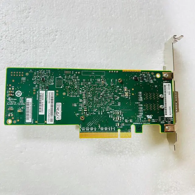 Alt view image 3 of 3 - SAS 9300-8e 00343 SAS3008 8-Port 12Gb/s HBA Card SATA Pass Through Card