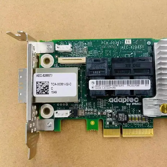 Alt view image 3 of 3 - AEC-82885T 2283400-R For Adaptec 12GbS SAS 36-Port Expansion Card HBA Card 00LF095 100% Tested