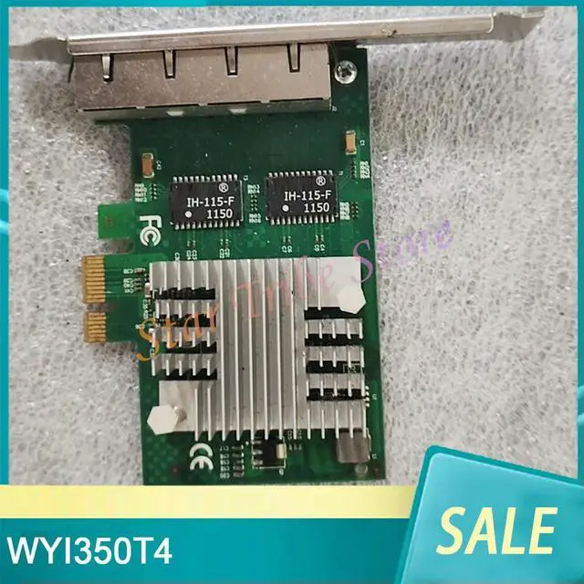 Main image of WYI350T4 Four Port Gigabit Server Network Card I350-T4