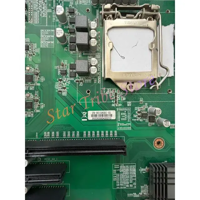 Alt view image 2 of 3 - ZB-001580B1-01 Dual Network Card Industrial Control Board