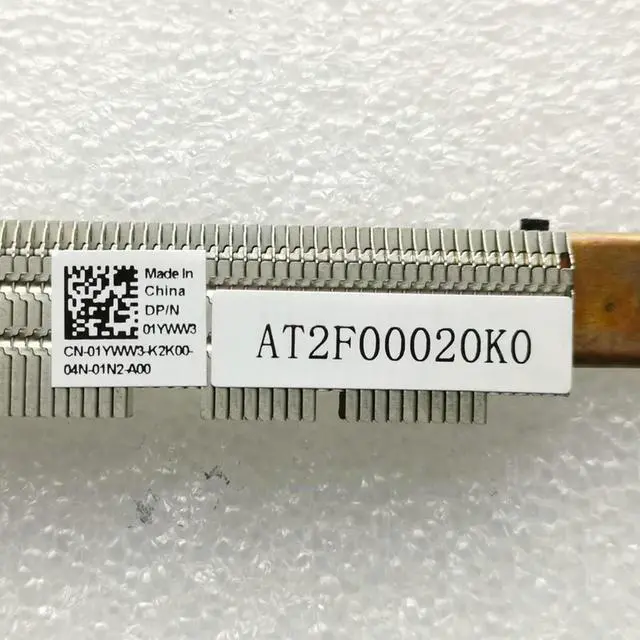 Alt view image 2 of 3 - 01YWW3 For 3583 3584 3593 Laptop Cooling Fan Heatsink Radiator Copper Tube CN-01YWW3 1YWW3