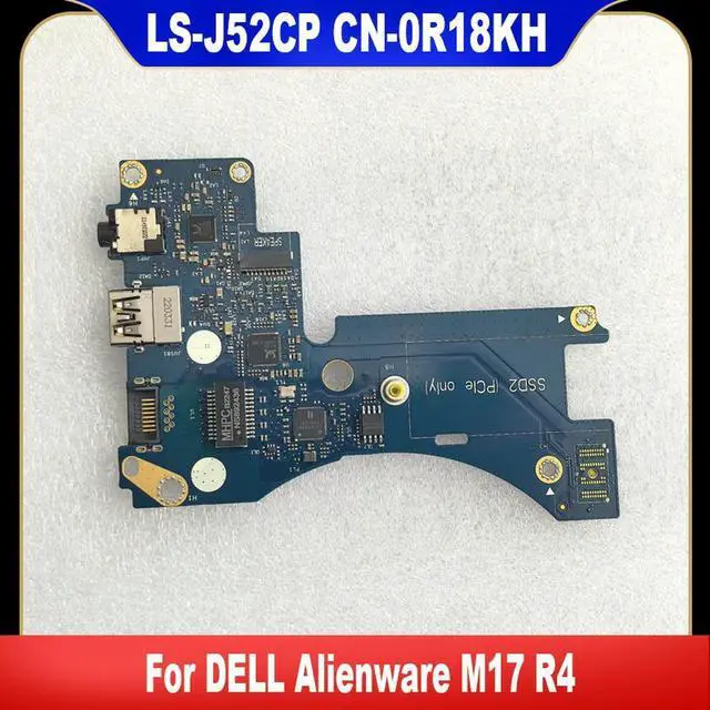 Main image of LS-J52CP 0R18KH For M17 R4 Laptop USB Board Interface Board Audio Board R18KH CN-0R18KH