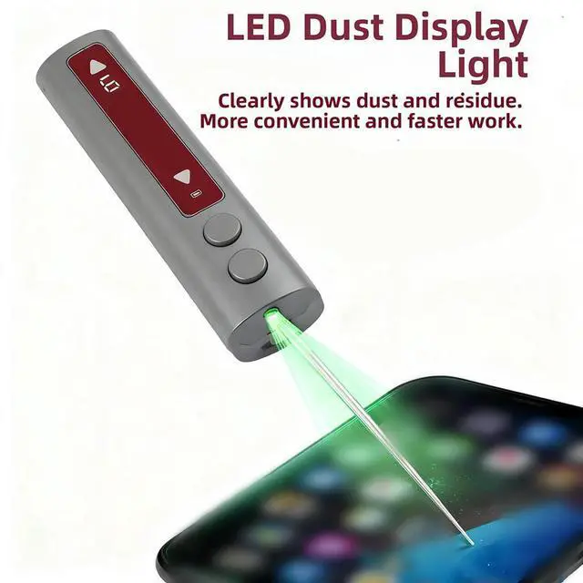 Alt view image 3 of 6 - phone Screen Removal Machine ASS 817 with LED Illumination for Dust Detection Pure Copper Motor Ergonomic Grip 95mm Needle