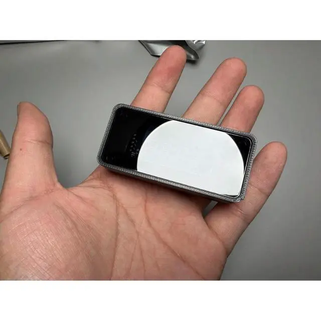 Alt view image 3 of 6 - USB Powered Vacuum Fluorescent Display Clock with Compact 68x32x23mm Design for Desktop Bedside or Auto Dashboard