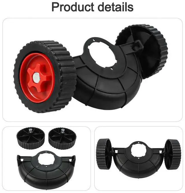 Main image of Lawn Care Enhanced Maneuverability Adjustable Wheel Compatible With Most Lawn Mowers Complex Terrain Stability